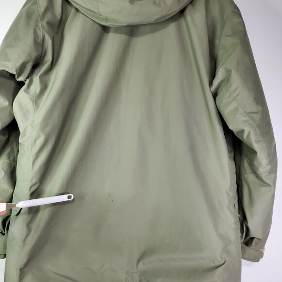 Arc'Teryx Khuno Parka Jacket Goretex Coreloft Green Large Windstopper - Picture 12 of 16